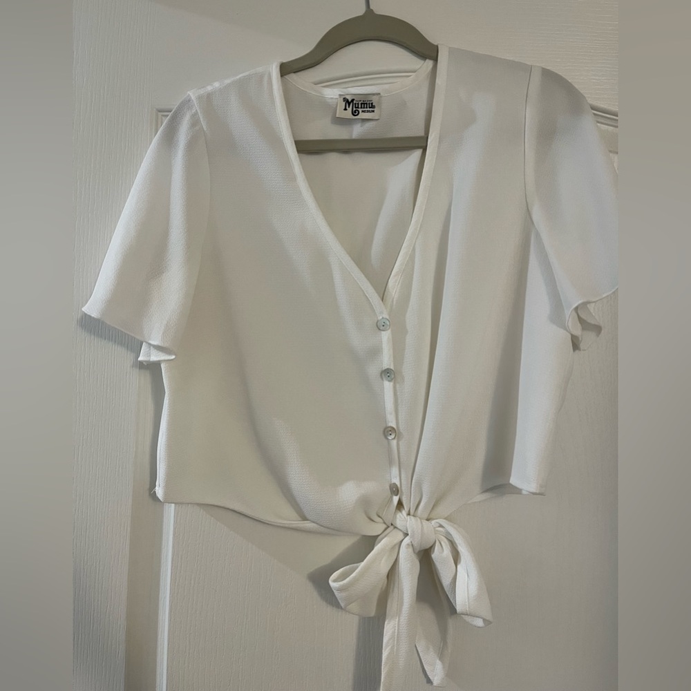 Show Me Your Mumu tie front top